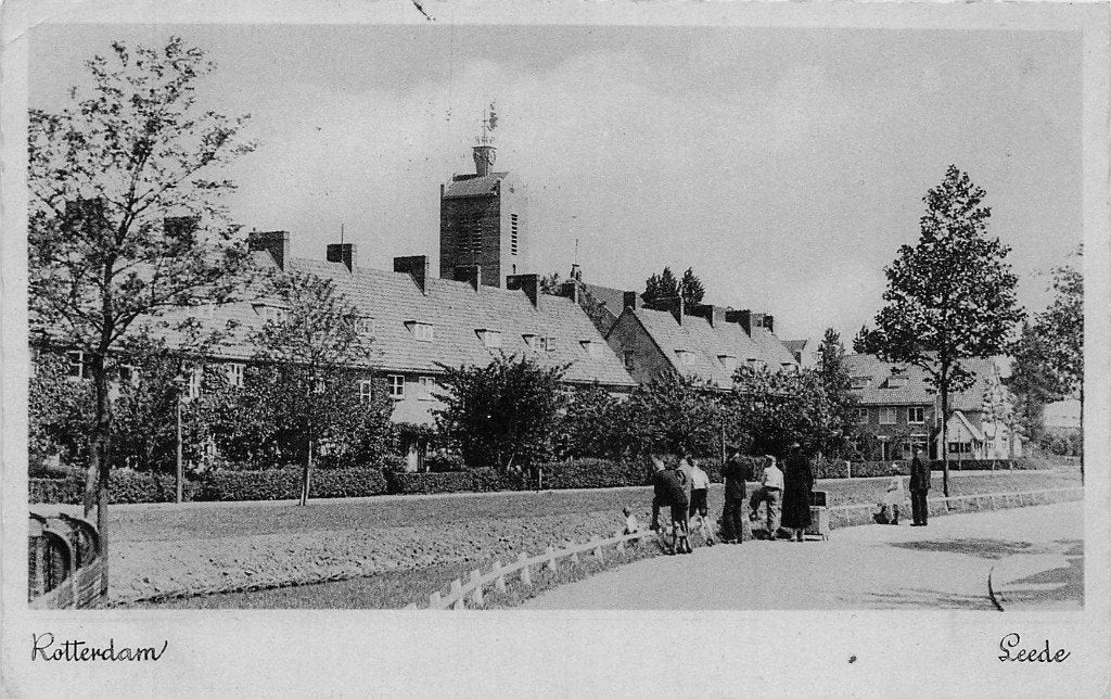 Rotterdam - Leede (gel. 1930), Ophalen of Verzenden, 1920 tot 1940, Gelopen, Zuid-Holland