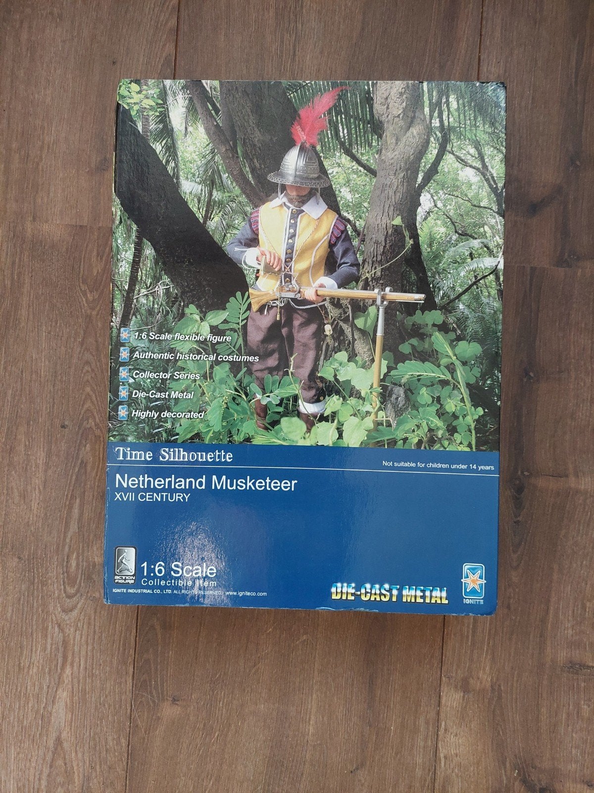 1:6 time silhouette Nederland musketeer, Ophalen of Verzenden, Zo goed als nieuw, Figuur of Figuren