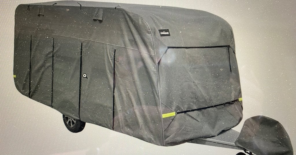 caravan hoes, Ophalen, Zo goed als nieuw