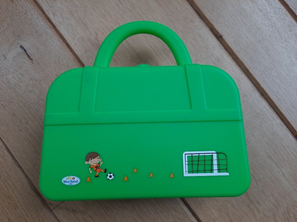 Blue Band broodtrommeltje - groen - nieuw - uit 2014, Ophalen of Verzenden