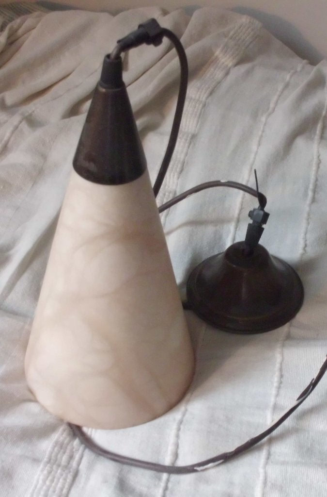 Albast lamp met snoer,, Ophalen of Verzenden