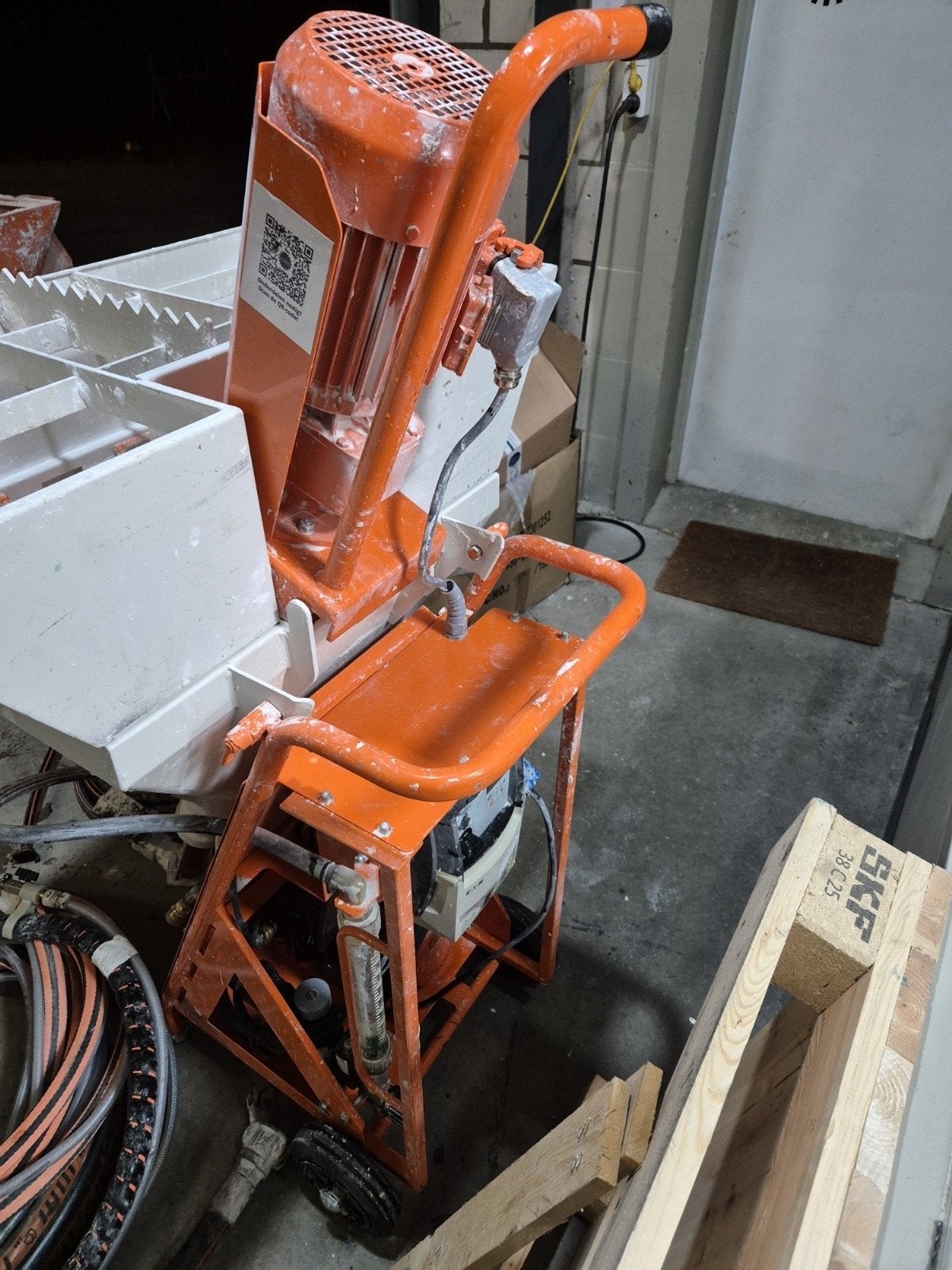 PFT Ritmo L Smart pleisterspuitmachine met toebehoren, Ophalen