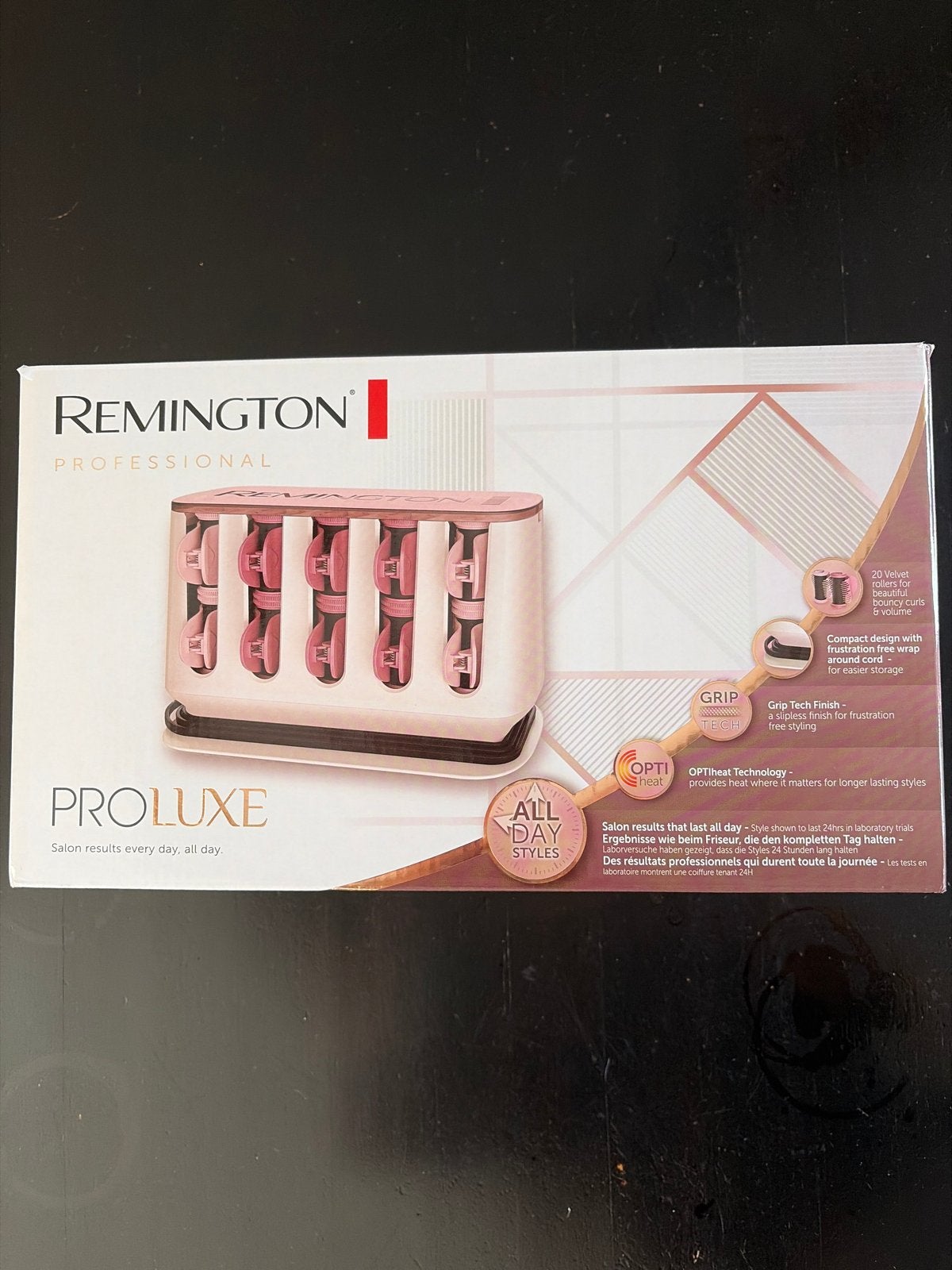 Remington PROLUXE krulset/rollers - Zo goed als nieuw!, Ophalen of Verzenden, Zo goed als nieuw, Krultang of Stijltang
