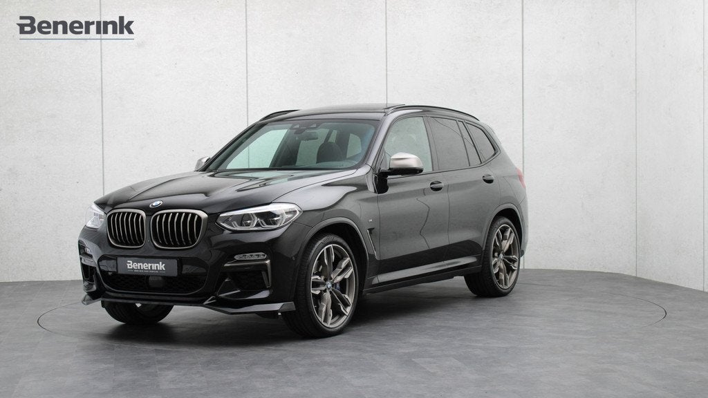 BMW X3 M40i xDrive High Executive | Panoramadak | Stoelventi, 12 maanden, Gebruikt, Zwart, Leder