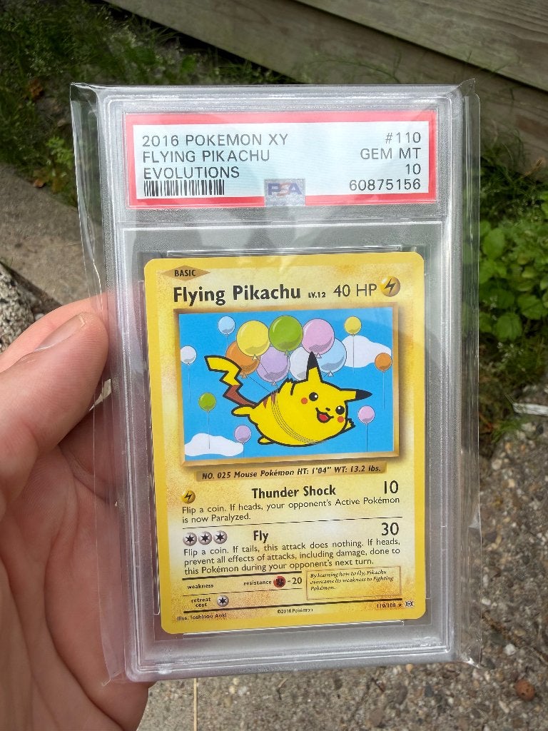 Flying pikachu PSA10, Ophalen of Verzenden, Nieuw