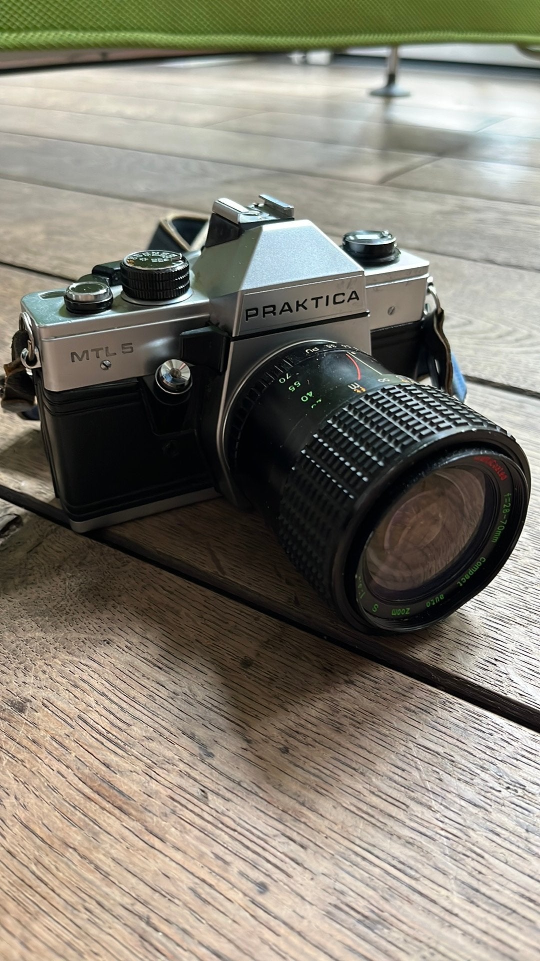 Praktica MTL 5 met flitser en extra lens, Ophalen of Verzenden, Gebruikt, Spiegelreflex, Overige Merken
