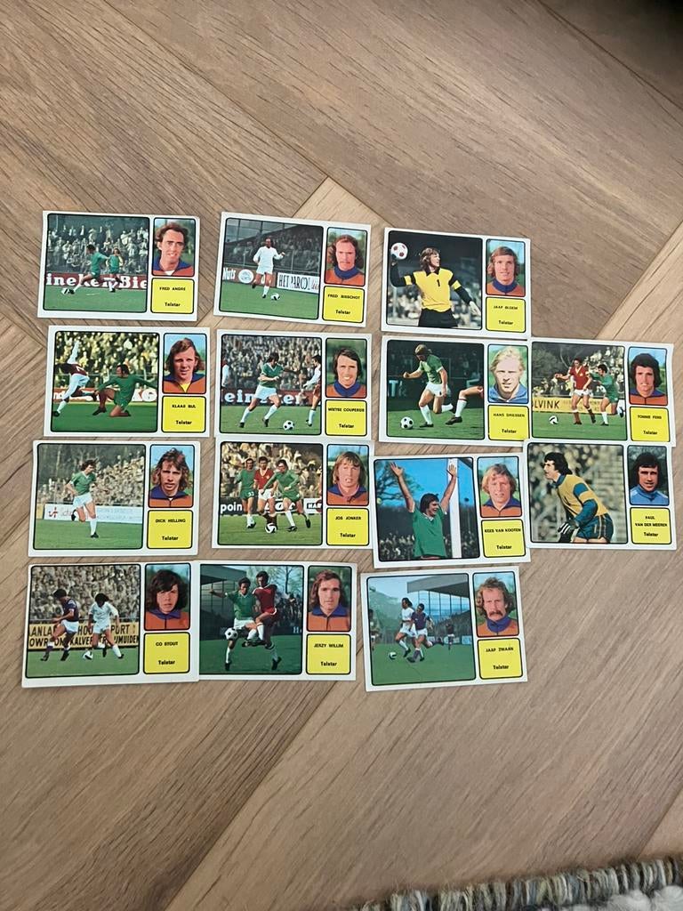 Telstar panini vanderhout 1974-1975, Ophalen of Verzenden, Gebruikt, Buitenlandse clubs, Poster, Plaatje of Sticker