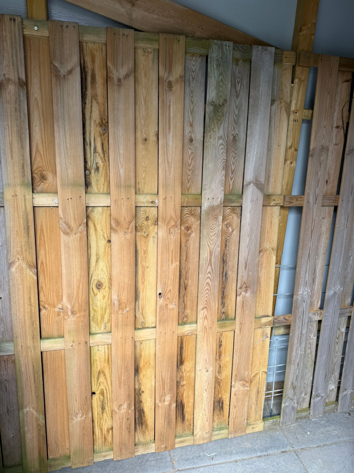 Schutting, Ophalen, Minder dan 3 meter, Hout, 1 tot 2 meter