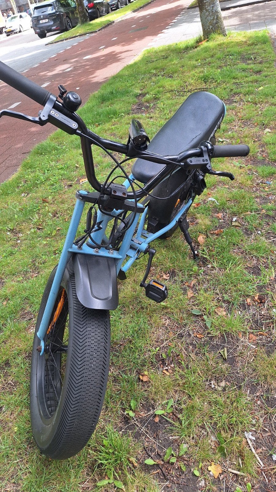 Stoere Super73 Fatbike E-bike - Lichtblauw, Fietsen en Brommers, Elektrische fietsen, Overige merken, Gebruikt, Ophalen of Verzenden