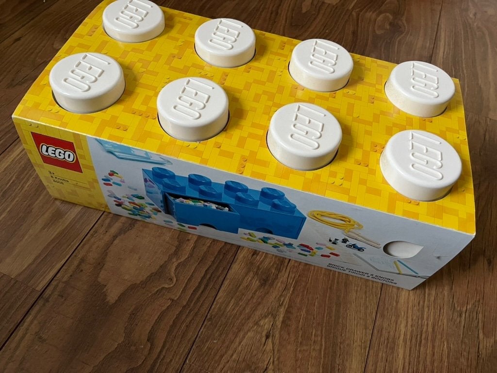 6x Lego opbergsteen wit met 2 lades 4006 5006209, Ophalen, Overige thema's, Lego, Overige typen