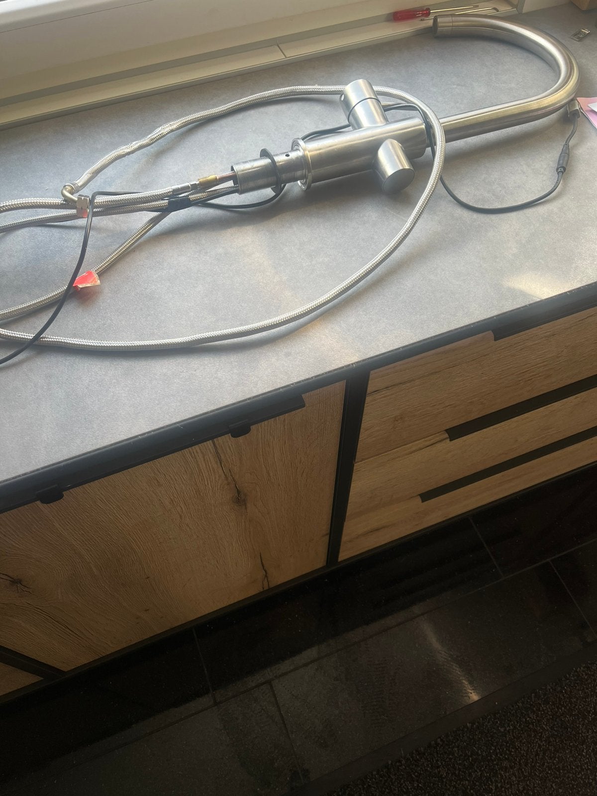 Grohe Red 3 in 1 kraan, Ophalen, Aardgas, Boiler, Zo goed als nieuw
