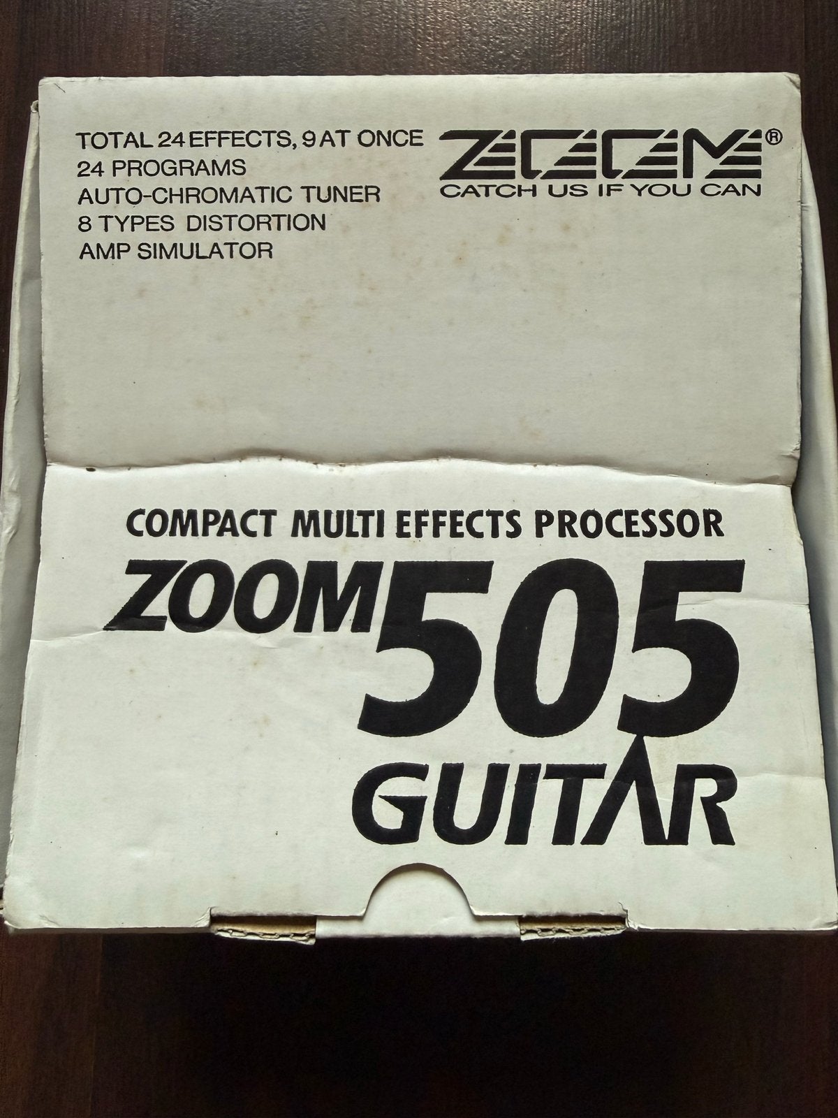 Vintage Zoom 505 Multi-Effect Gitaar Pedaal in Doos, Ophalen of Verzenden, Gebruikt, Multi-effect