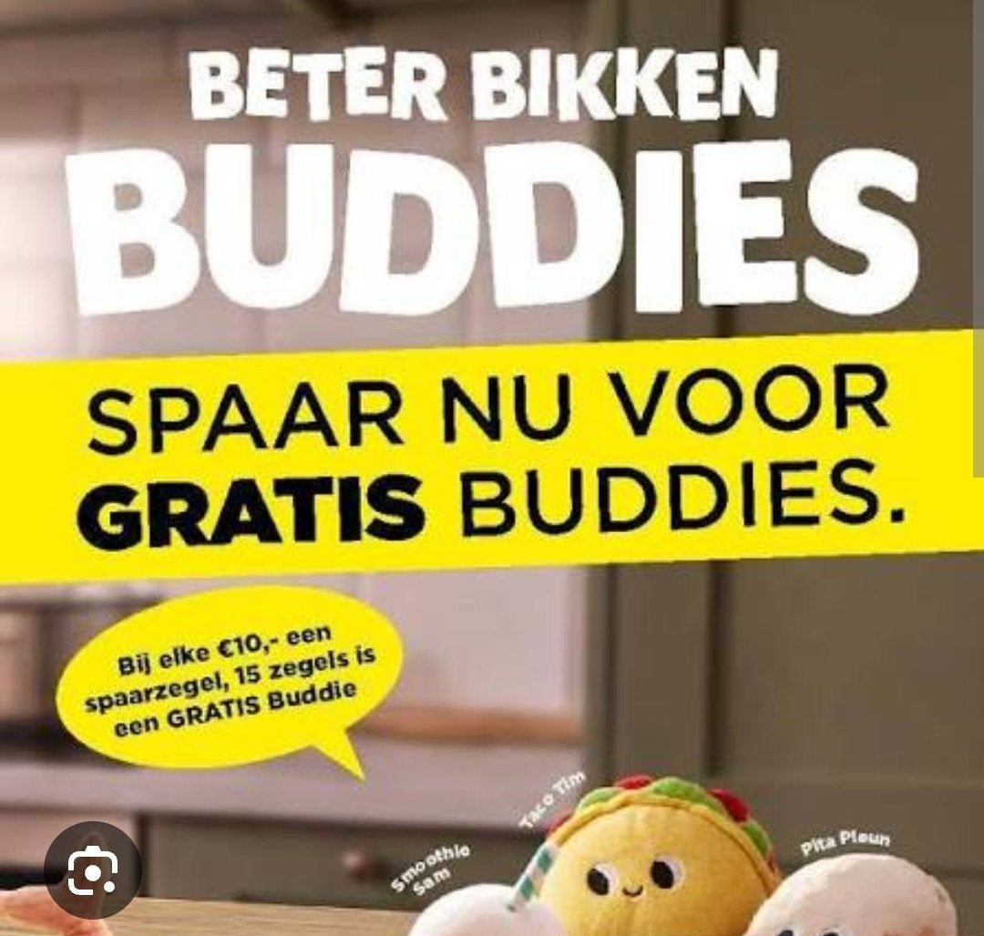 Gezocht Plus Buddies spaarkaarten of losse zegels gezocht, Plus, Verzenden