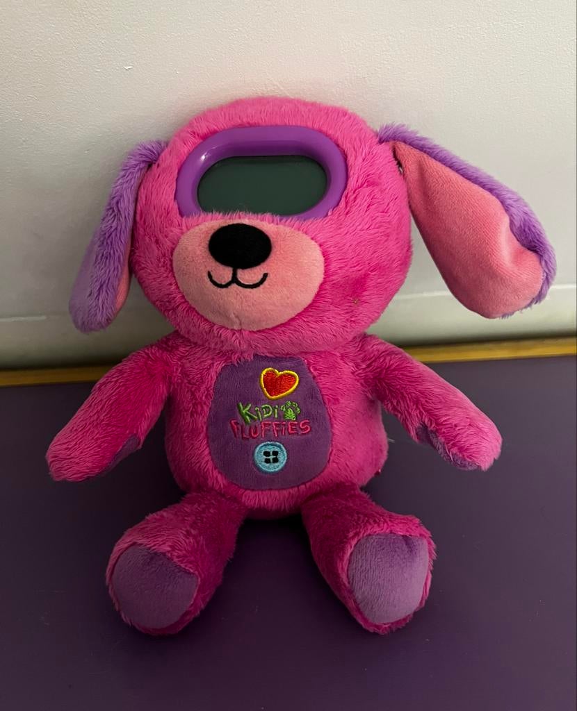 VTech KidiFluffies Roze Hond Interactief Knuffeldier, Ophalen of Verzenden, Gebruikt, 2 tot 4 jaar