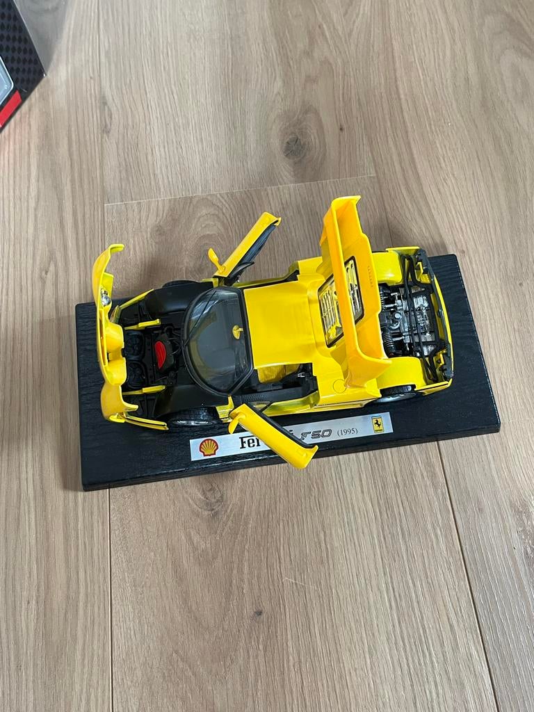 Shell Collectie Ferrari F50 1:18 Modelauto, Ophalen of Verzenden, Zo goed als nieuw, Auto, Overige merken
