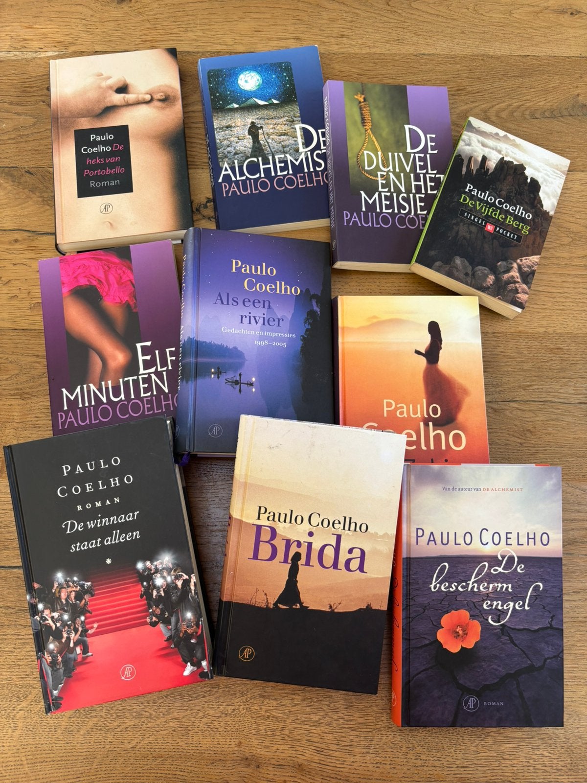 8 zgan boeken van Paulo Coelho, Ophalen of Verzenden, Zo goed als nieuw