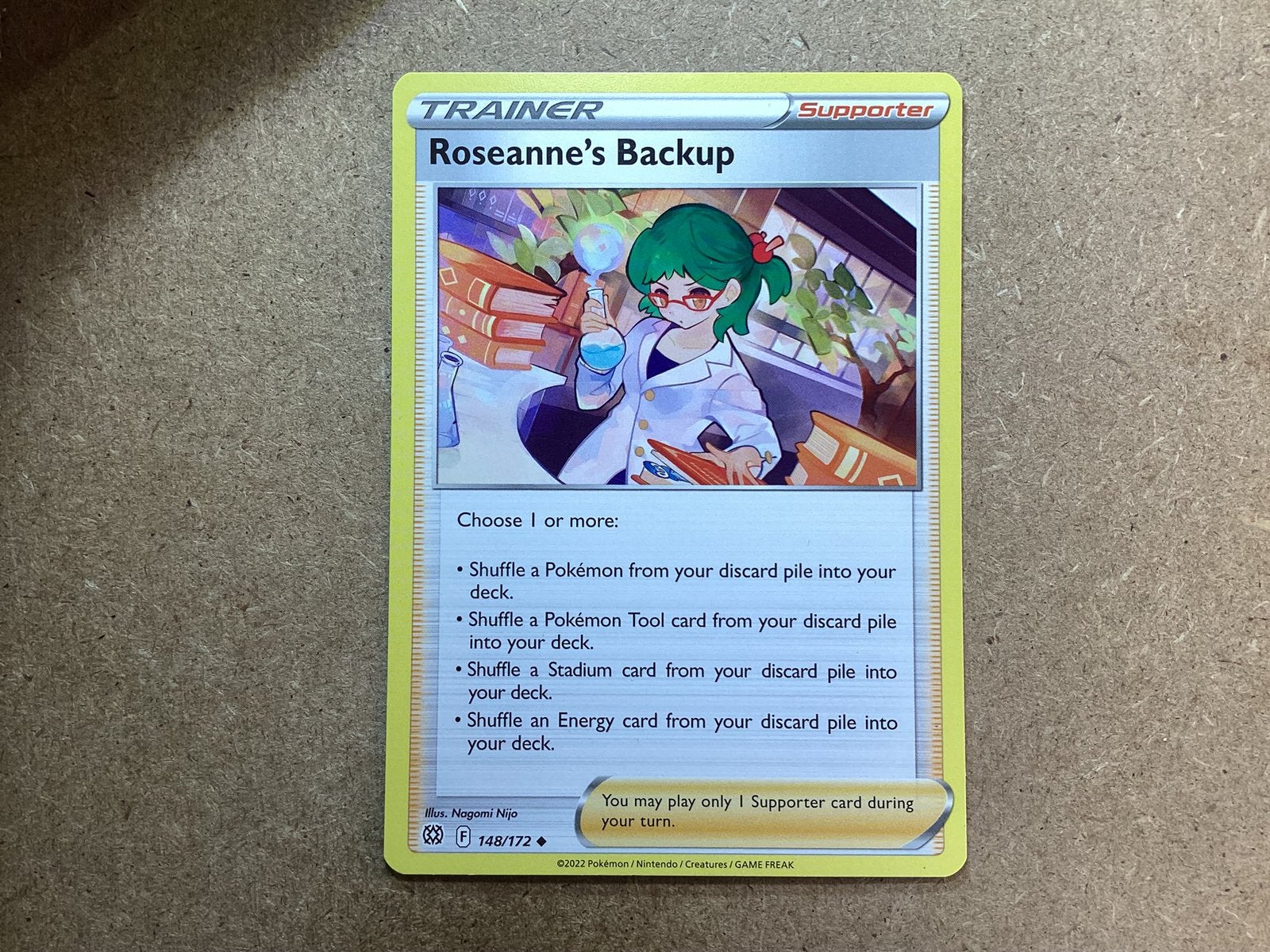 1x Roseanne's Backup [BRS 148/172] (Near Mint), Ophalen of Verzenden, Zo goed als nieuw, Losse kaart