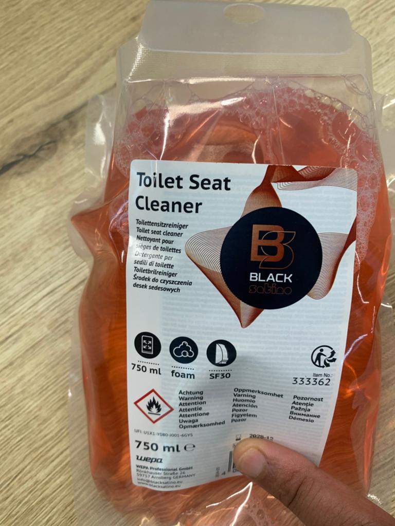 6x 750 ML Toilet Seat Cleaner Foam voor SF30 - Nieuw in doos, Ophalen, Schoonmaakmiddel