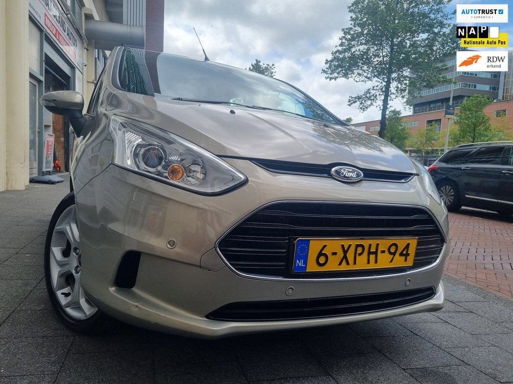 Ford B-Max 1.0 EcoBoost Titanium Navi Camera, Auto's, Ford, Bedrijf, Te koop, B-Max, ABS, Achteruitrijcamera, Airbags, Airconditioning