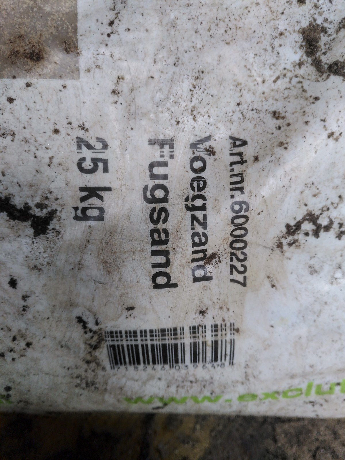 Voegzand 25 kilo (1 zak), Tuin en Terras, Zand, Ophalen, Nieuw, Voegzand