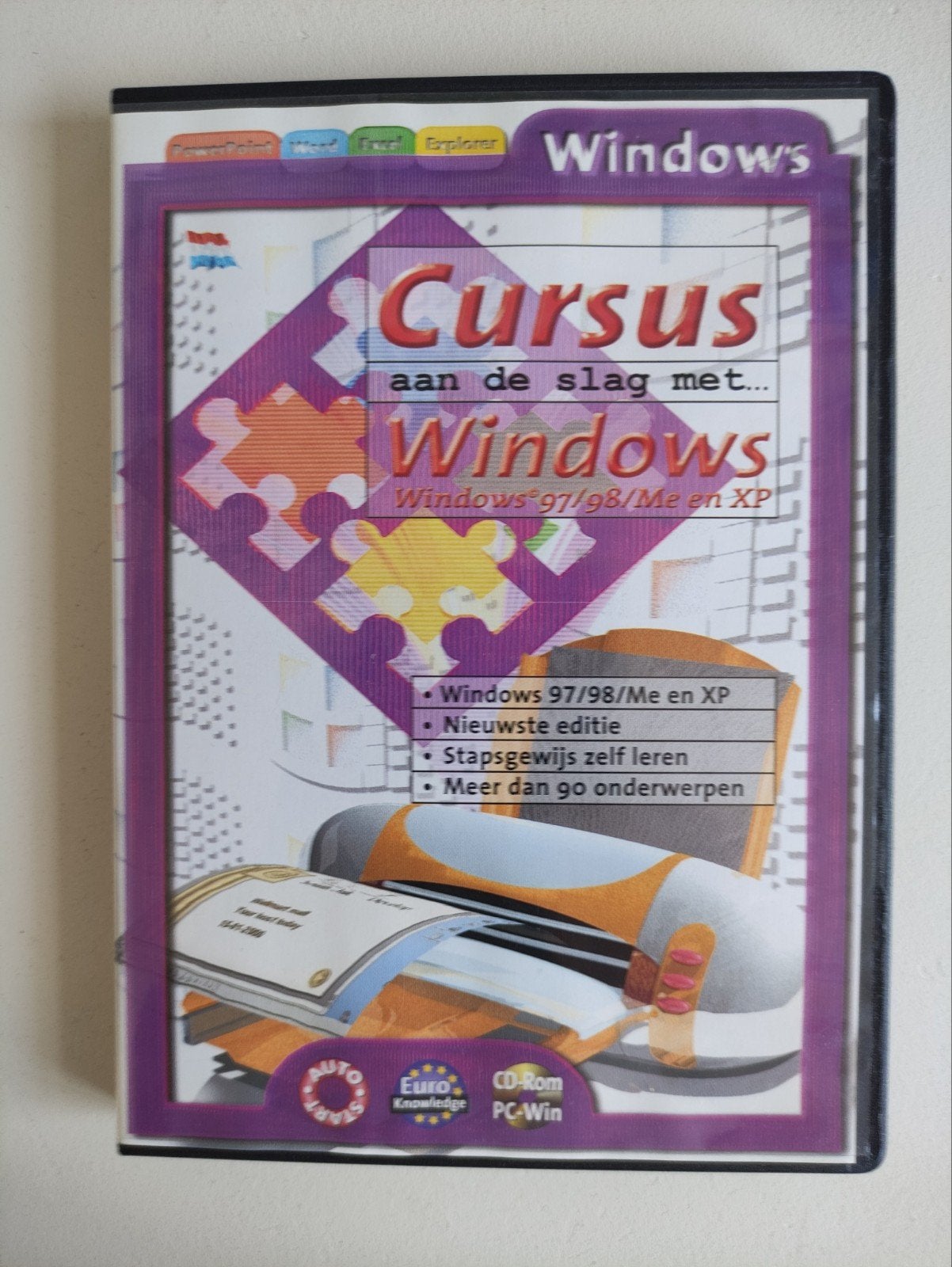 cursus Windows op cd rom, Ophalen of Verzenden