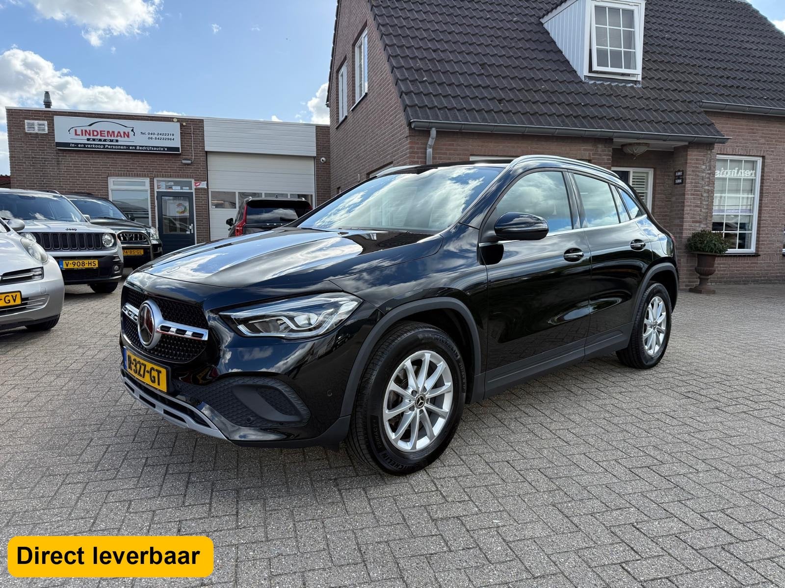 Mercedes-Benz GLA 180 Aut. Navi Stoelverw ACC Org Nederlands, Auto's, Gebruikt, 4 cilinders, Met garantie (alle), Zwart
