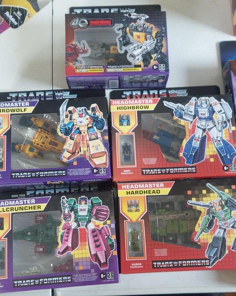 opruiming: Transformers G1 retro lot hardhead, highbrow etc, Verzamelen, G1, Ophalen of Verzenden, Gebruikt