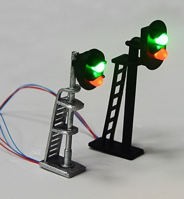 HO Modelbouw Signaal lamp 3V Miniatuur Treinbaan Spoorweg, Overige merken, Gelijkstroom of Wisselstroom, Brug, Tunnel of Gebouw