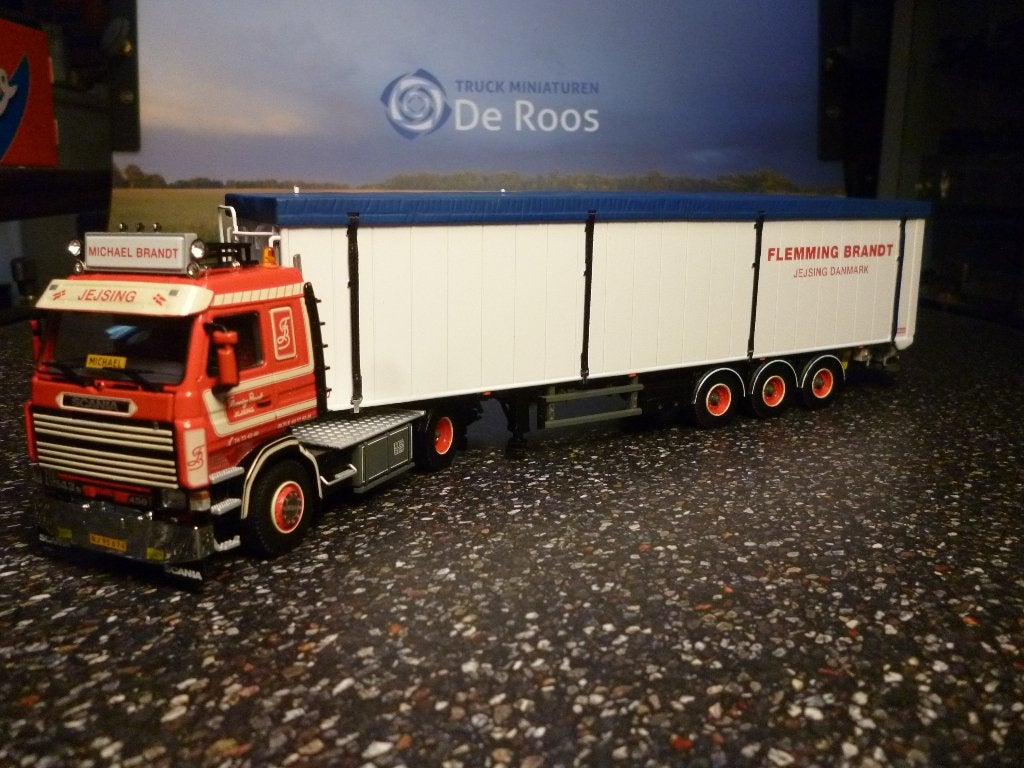 WSI Scania 143 Michael Brandt met certificaat, Ophalen of Verzenden, Nieuw, Bus of Vrachtwagen, Wsi