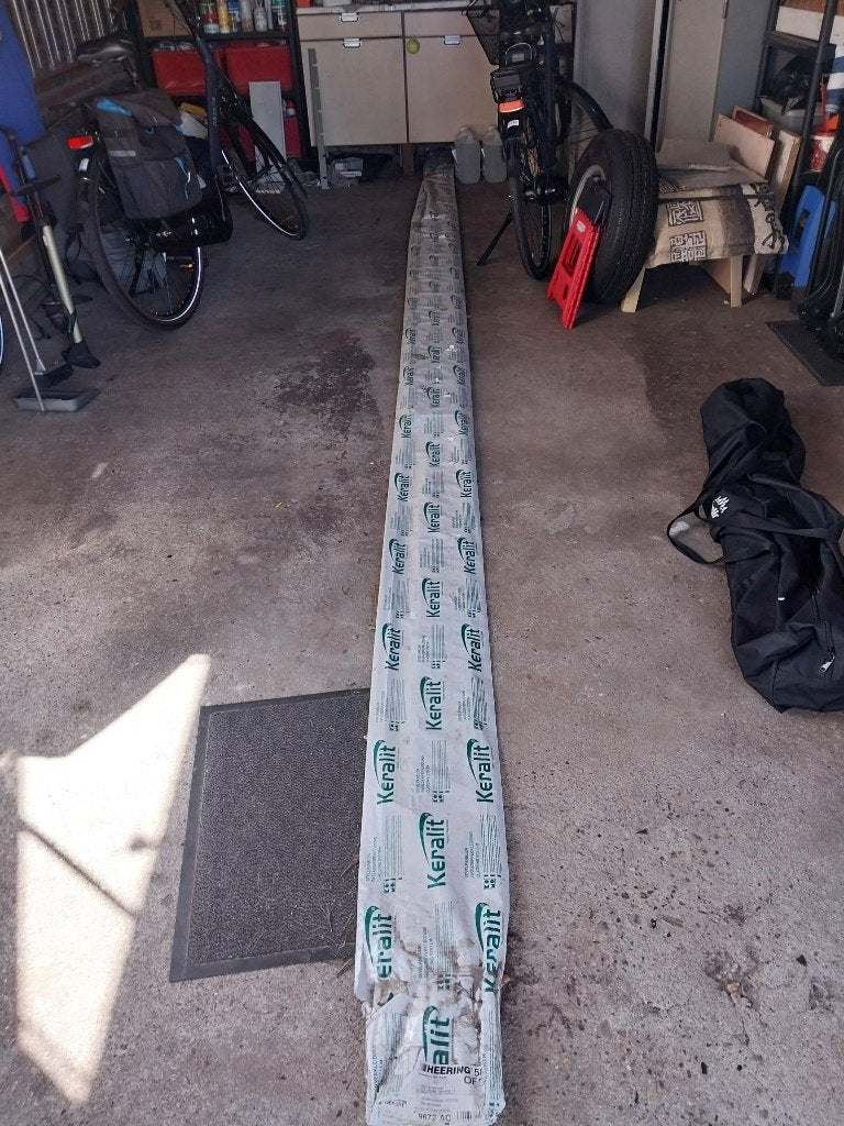 Sponningdelen   Keralit  143mm x 15mm    RAL 9001, Doe-het-zelf en Verbouw, Platen en Panelen, Ophalen, Nieuw, Overige materialen
