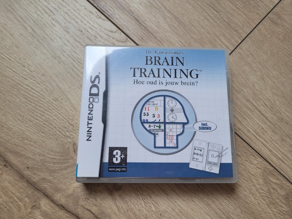 NINTENDO DS - Dr. Kawashima's Braintraining ~ HH8800, Puzzel en Educatief, 1 speler, Ophalen of Verzenden, Zo goed als nieuw