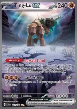 TING-LU EX 263/193 - PALDEA EVOLVED, Ophalen of Verzenden, Nieuw, Losse kaart, Foil