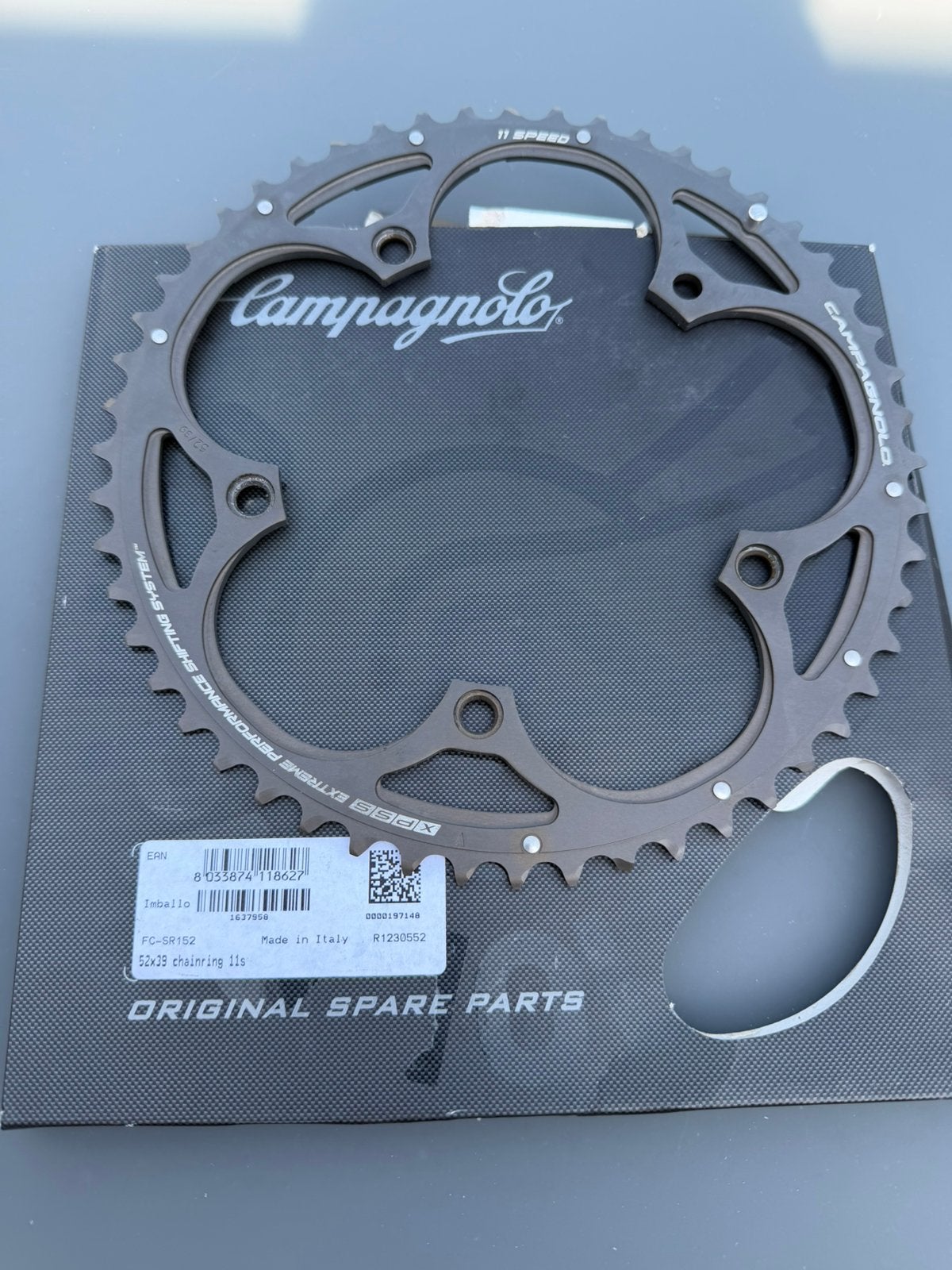 Campagnolo 11 speed 52 t tandwiel, Ophalen of Verzenden, Zo goed als nieuw