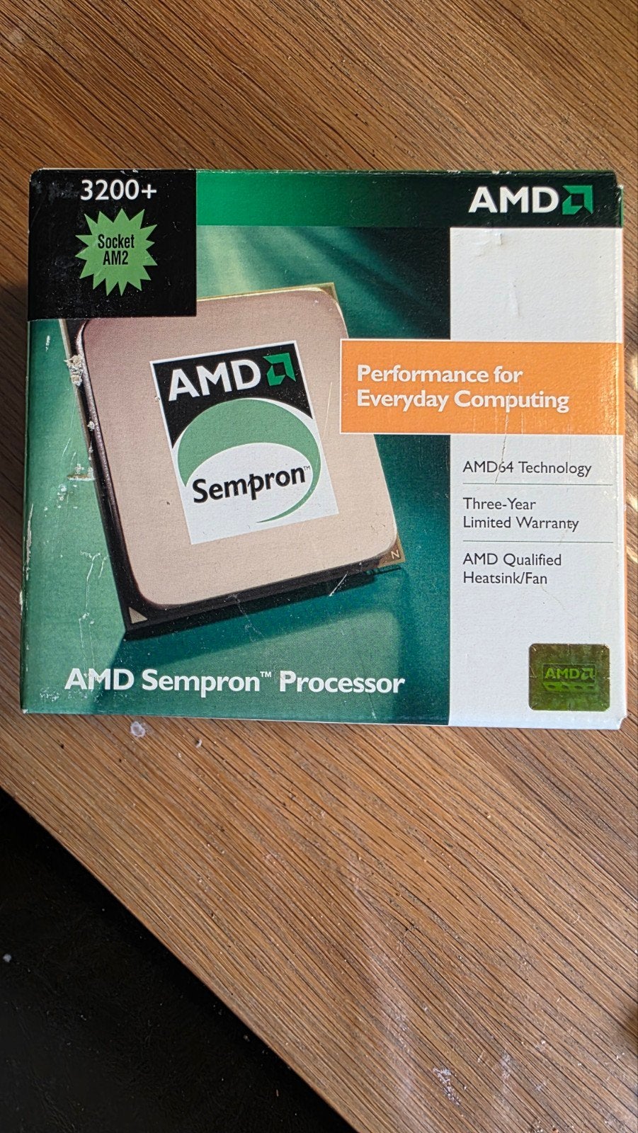 AMD Sempron 3200+ Processor Socket AM2, Computers en Software, Processors, AMD Sempron 3200+, AM2, Minder dan 2 Ghz, Nieuw