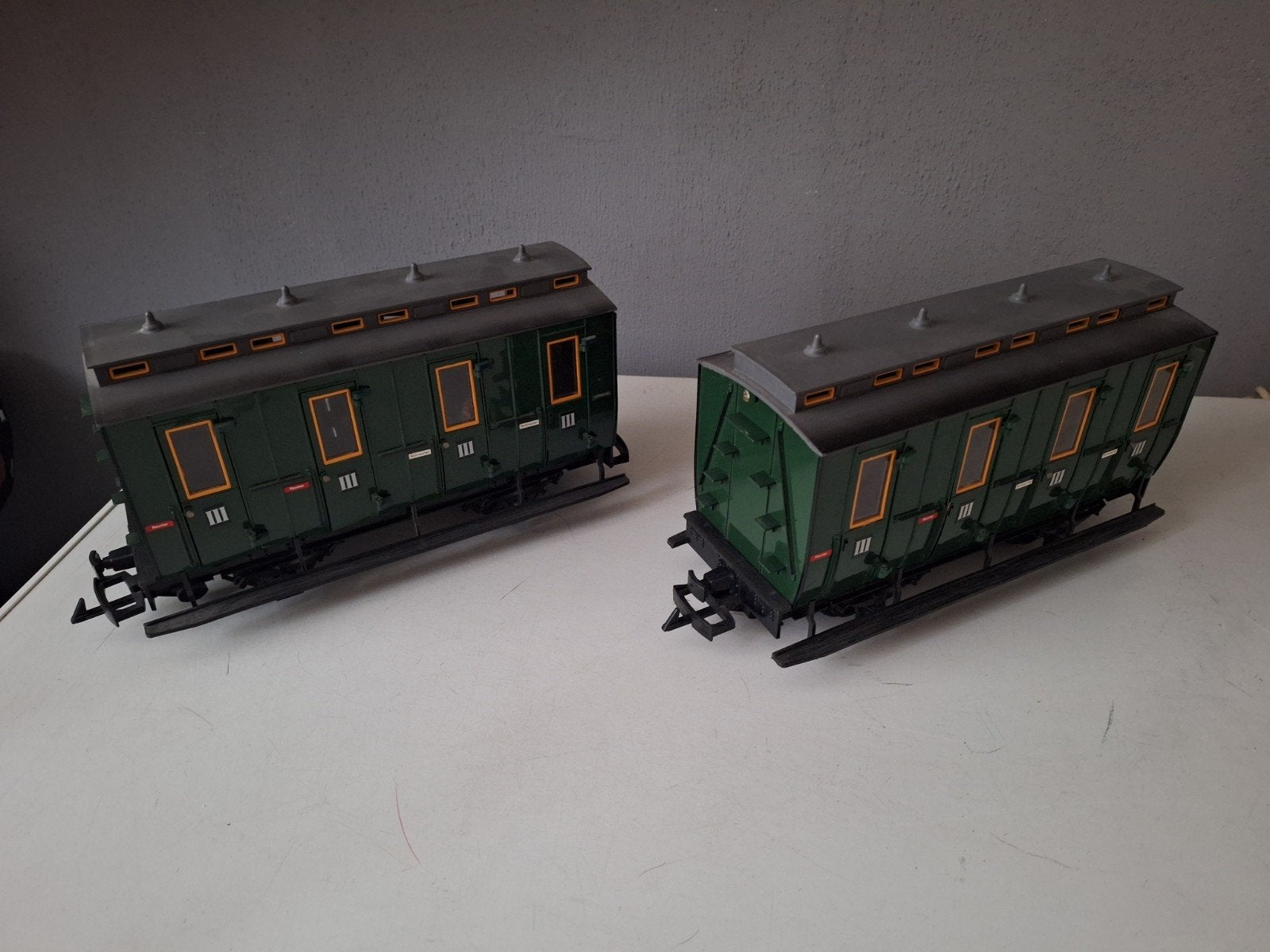 LGB 3050 2x 3e klasse B-rijtuigen, Hobby en Vrije tijd, Ophalen, Gebruikt, Wagon, LGB
