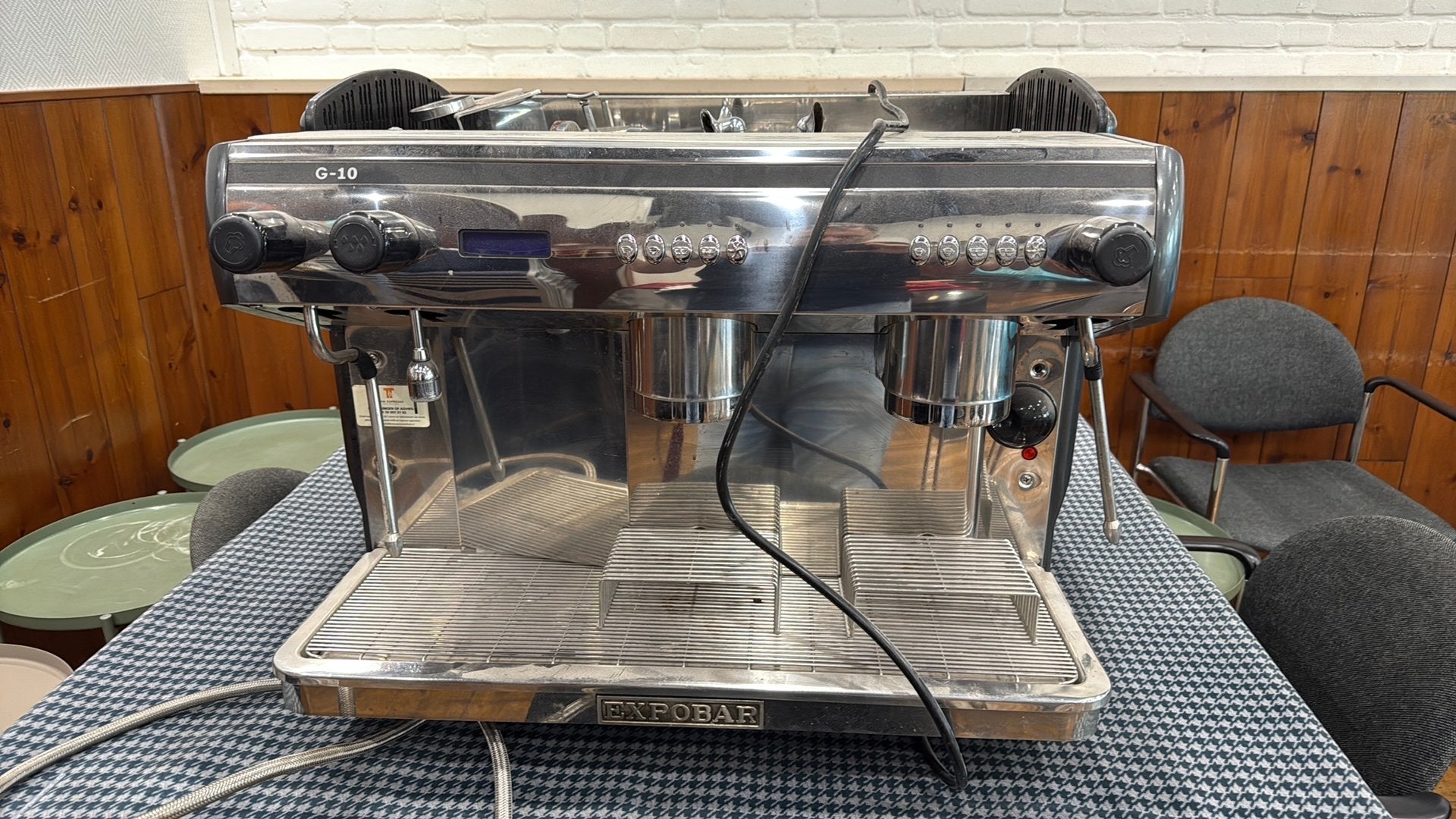 Koffieautomaat Expobar G10, 10 kopjes of meer, Ophalen, Zo goed als nieuw, Koffiemachine