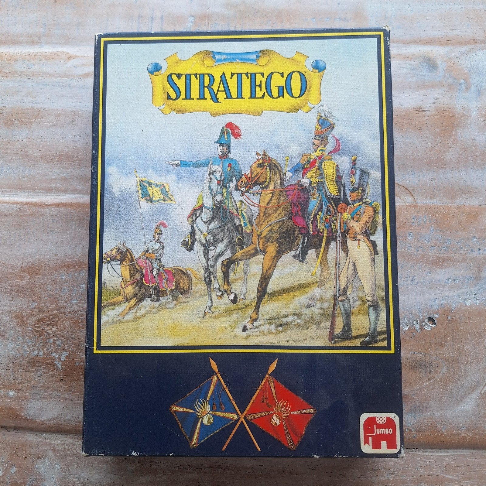 Stratego Bordspel Vintage. Klassieke Editie van Jumbo, Een of twee spelers, Ophalen of Verzenden, Gebruikt, Jumbo