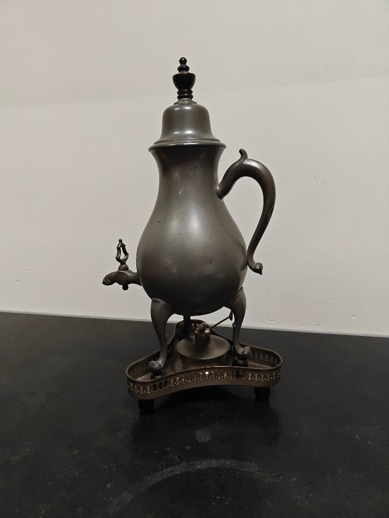 tinnen kraantjeskan of druppelmina, Antiek en Kunst, Antiek | Tin, Ophalen of Verzenden