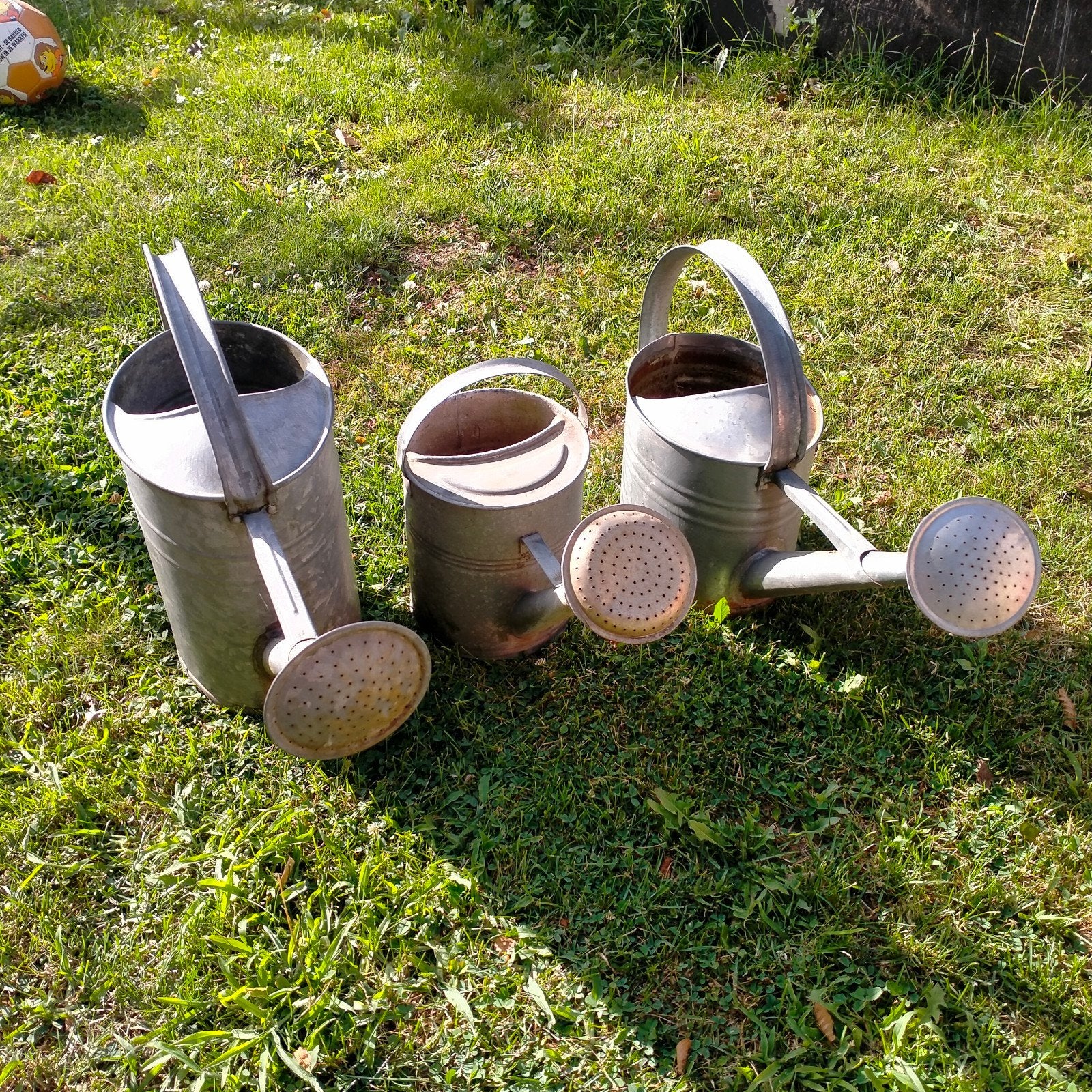 Zinken gieters, Ophalen, Gebruikt, Metaal