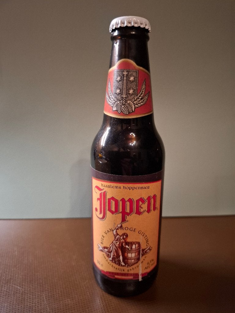 Haarlems Jopen Hoppen Bier (THT okt.-1999), Verzamelen, Ophalen, Zo goed als nieuw, Flesje(s), Overige merken