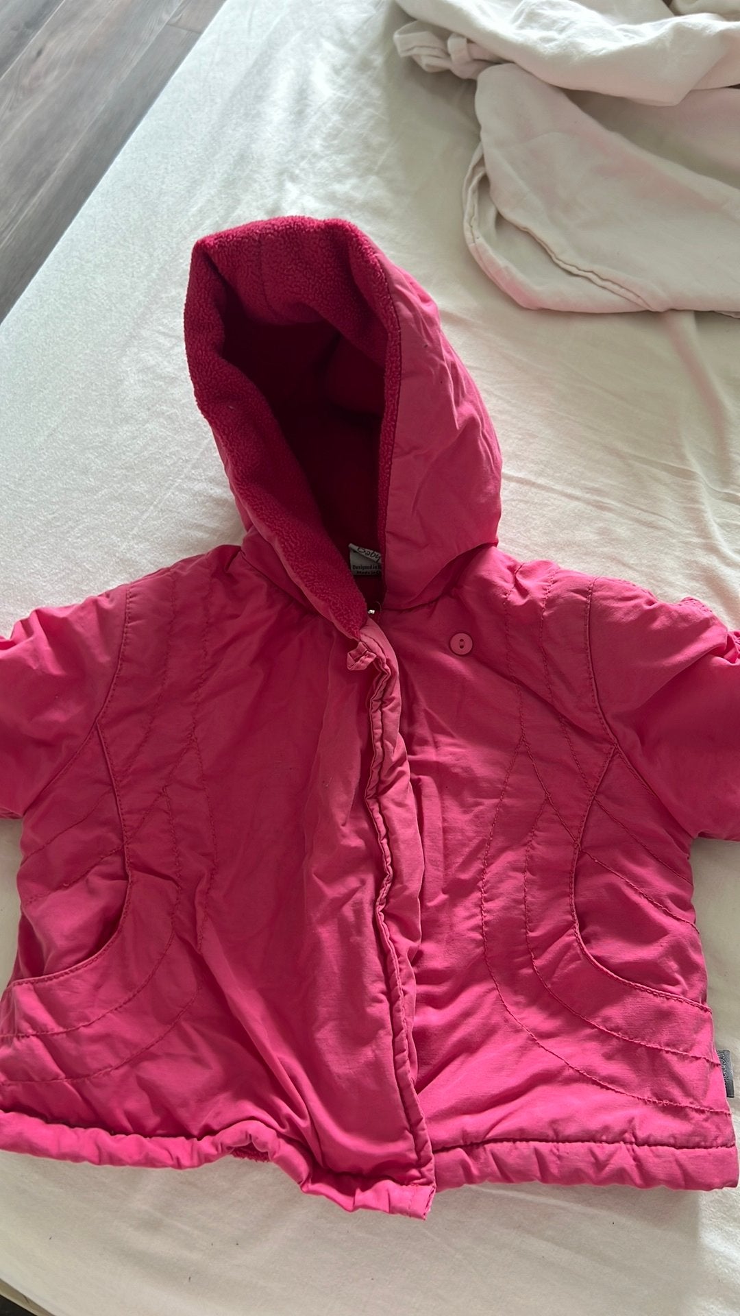 Te schattig winterjasje Noppies meisje, Kinderen en Baby's, Babykleding | Maat 62, Ophalen of Verzenden, Zo goed als nieuw, Meisje