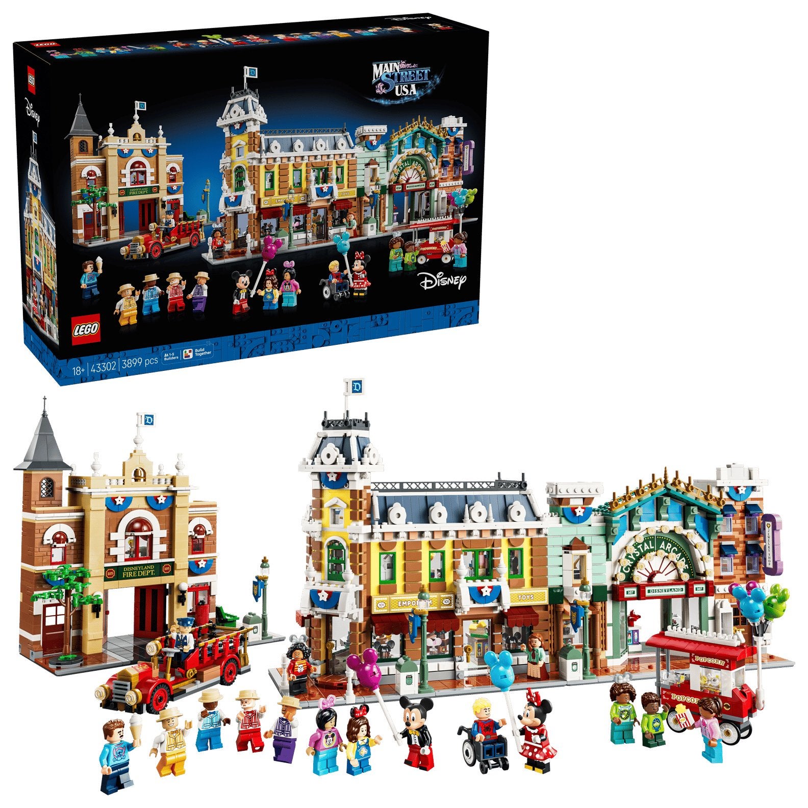 Lego Disney Main Street, U.S.A. 43302, Kinderen en Baby's, Speelgoed | Duplo en Lego, Lego, Lego, Lego, Nieuw