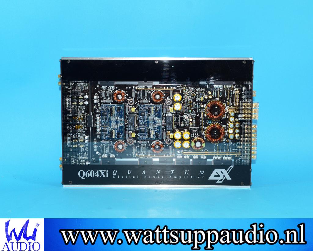 ESX Q604Xi Chrome 4 kanaals versterker SQ, Gebruikt, Audio Design, Am Breilingsweg 3, 76709 Kronau, Duitsland, Ophalen of Verzenden