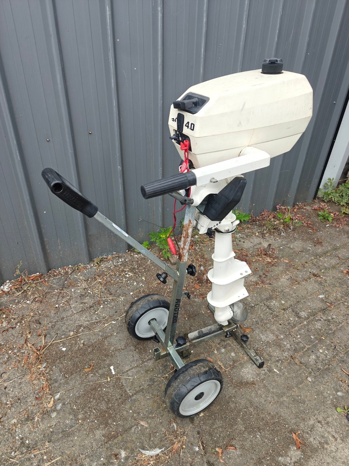Buitenboordmotor - Johnson Langstaart - 4pk 2-tact, Ophalen, Gebruikt, Motor en Techniek