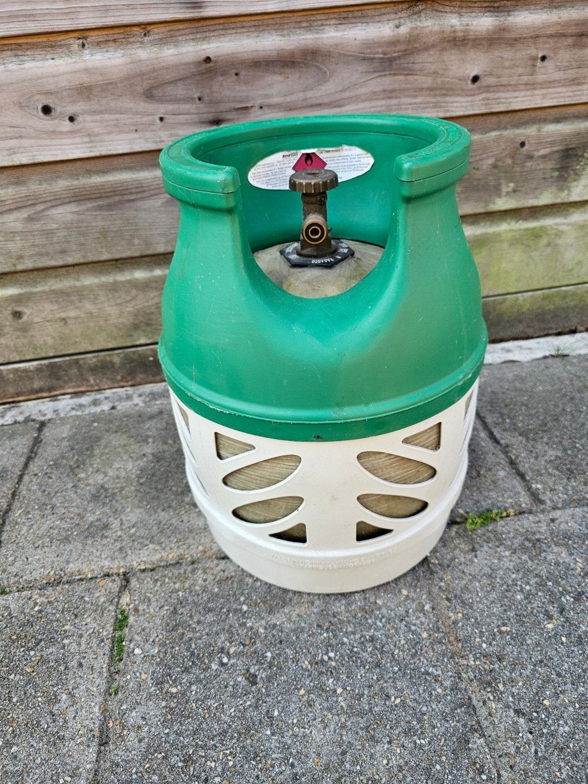 BP/Benegas lichtgewicht gasfles. Inclusief 3,6 kg gas., Ophalen, Gebruikt