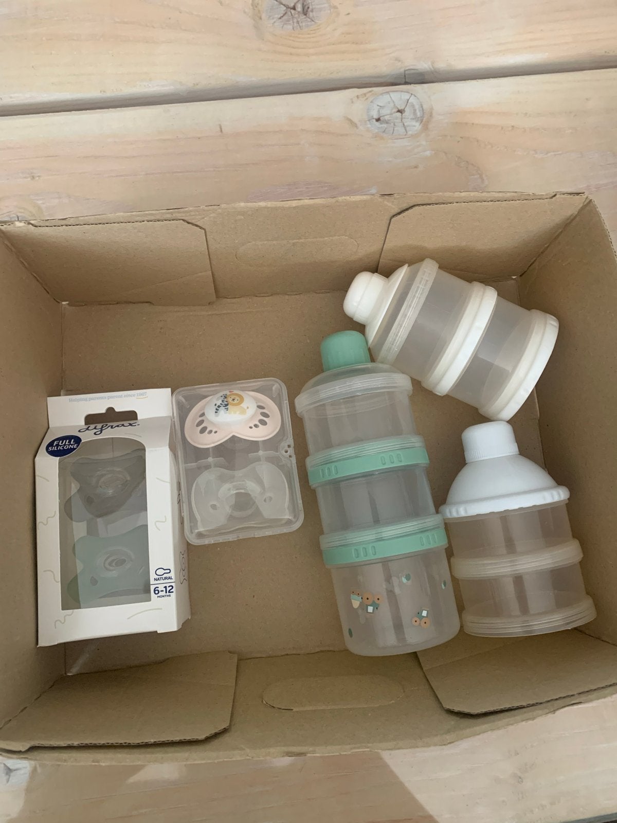 Fopspenen en melkpoedercontainers, Ophalen of Verzenden, Gebruikt, Speen, Difrax