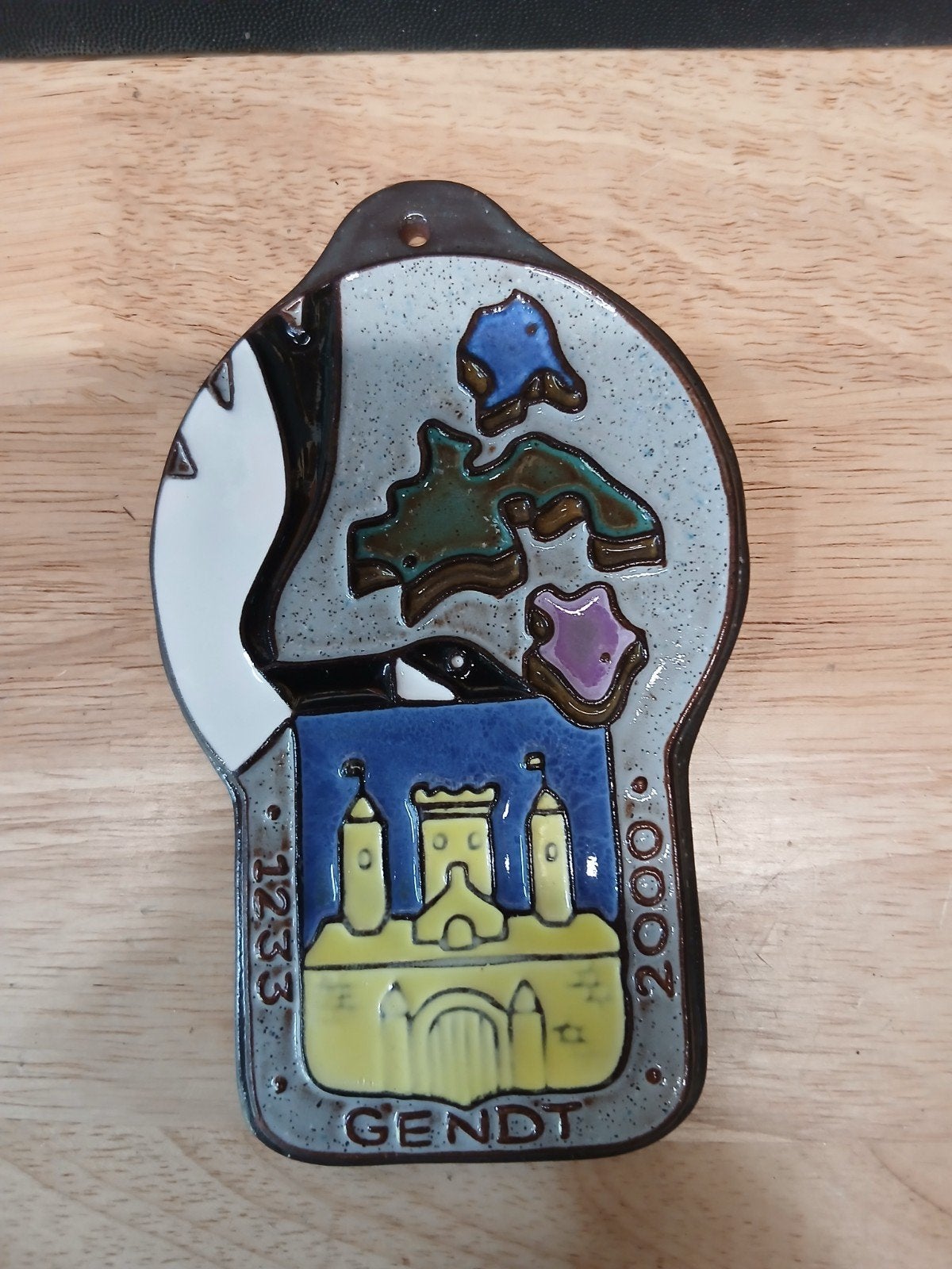 Uniek Gendt wanddecoratie - Keramiek, Antiek en Kunst, Ophalen of Verzenden