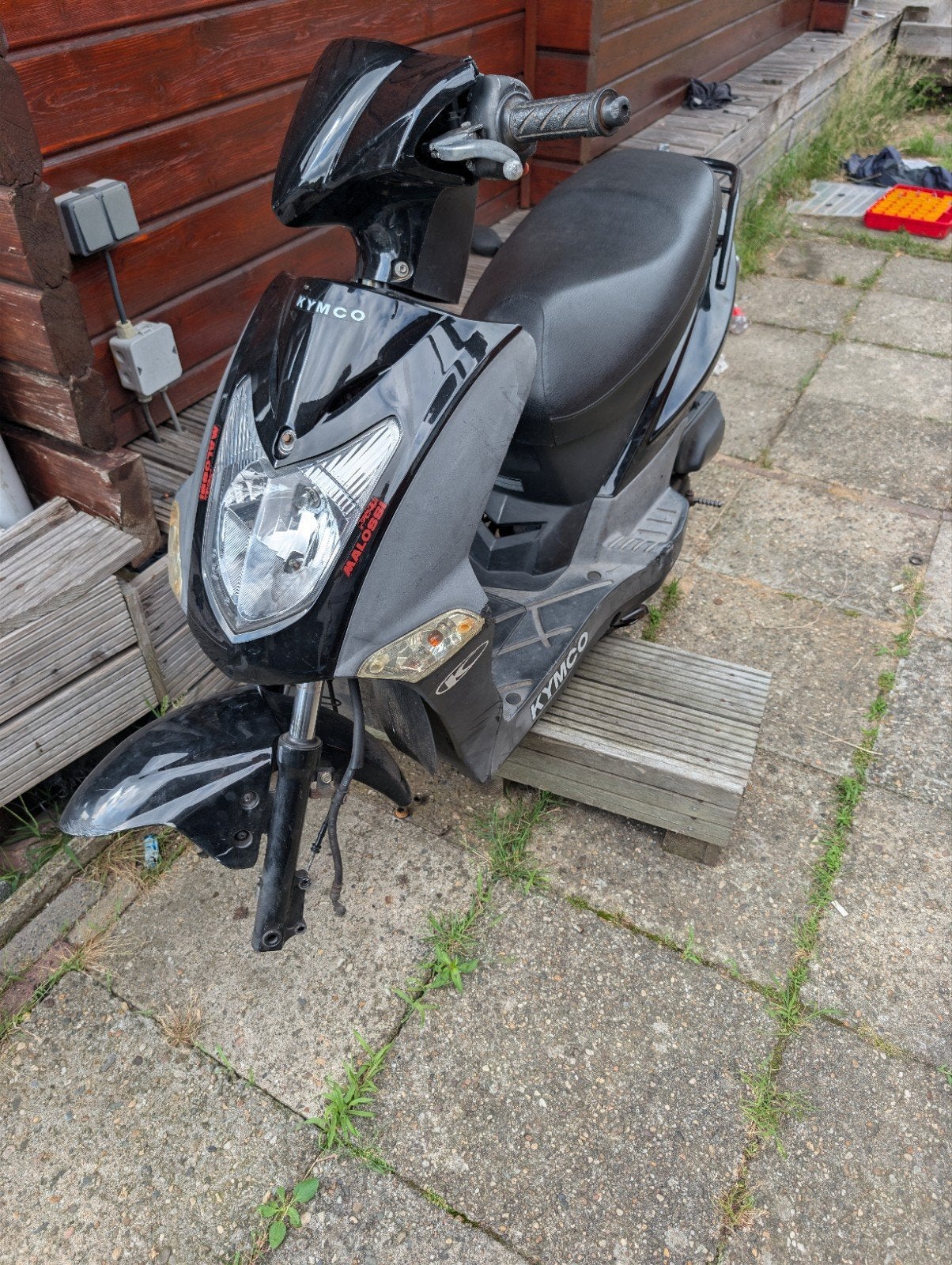 Kymco agility 12 inch 72cc 2016 zonder wok en voorwiel