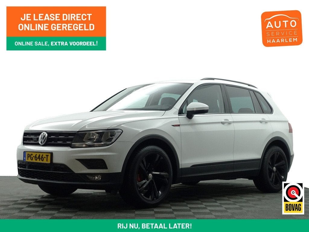 Volkswagen Tiguan 1.4 TSI ACT R Line Aut- Sport Leder Interi, 4 cilinders, Wit, SUV of Terreinwagen, Tiguan