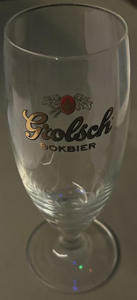 Grolsch glas bokbier 30CL (4 stuks), Ophalen, Zo goed als nieuw, Glas of Glazen, Grolsch
